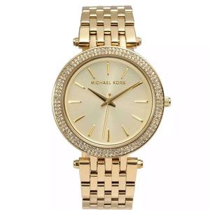 NWT MICHAEL KORS WOMEN’S DARCI GOLD QUARTZ WATCH